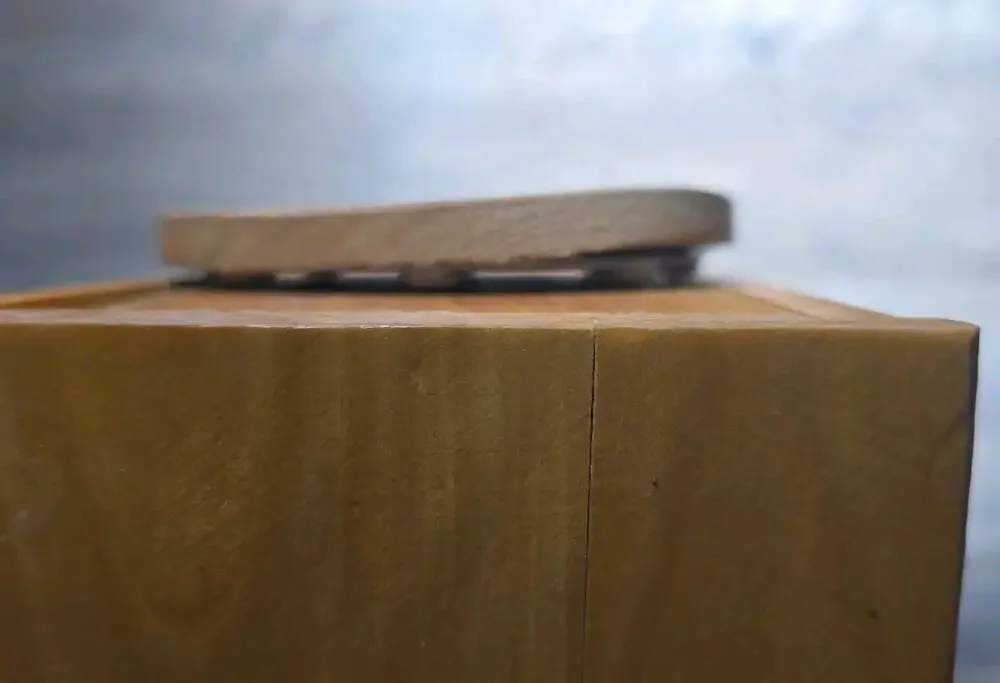 Vintage Solid Wood Rotating Desk Organizer Table Organizer Please Read